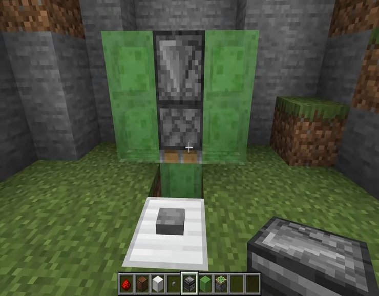 Minecraft: как сделать работающий лифт простым 0 41